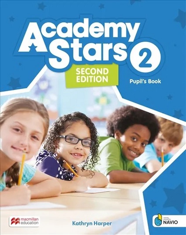 کتاب academy stars ۲ second ed sb+wb