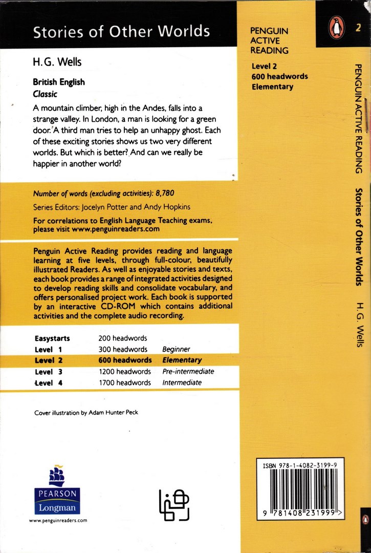 کتاب Penguin Active Reading ۲ Stories of Other Worlds level۲ کتاب