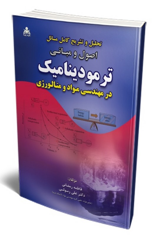 کتاب تحلیل و تشریح کامل مسائل اصول و مبانی ترمودینامیک در مهندسی مواد و متالوژی