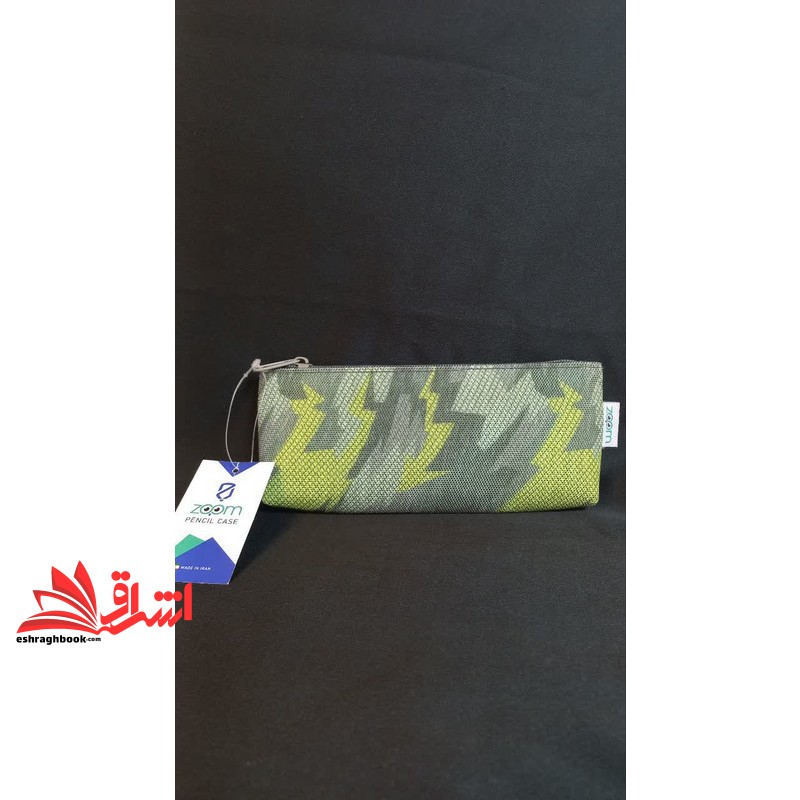 جامدادی مستطیل تک زیپ (رنگ سبز روشن و چمنی) ة-۶۷۶۴۸۹