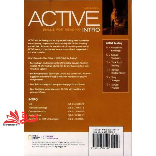کتاب Active skills for reading intro third edition ویرایش سوم****در حد نو****