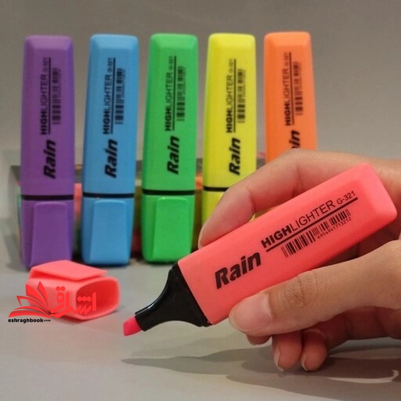 ماژیک هایلایتر Highlighter G-۳۲۱ Rain رین زرد رنگ