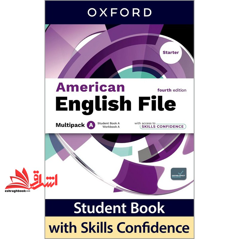 کتاب American English File starter fourth ED۴ ED st+wb