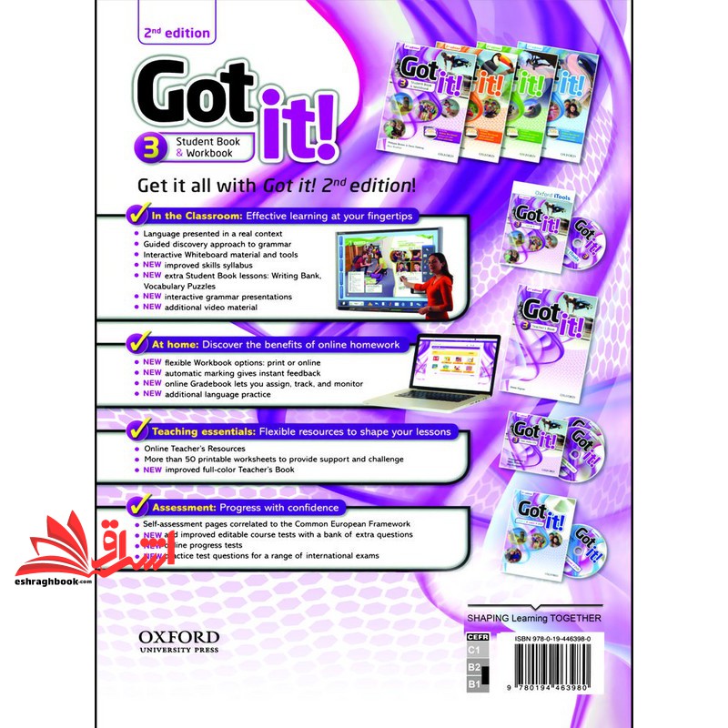 کتاب got it ! ۳ student book & workbook ۲ed